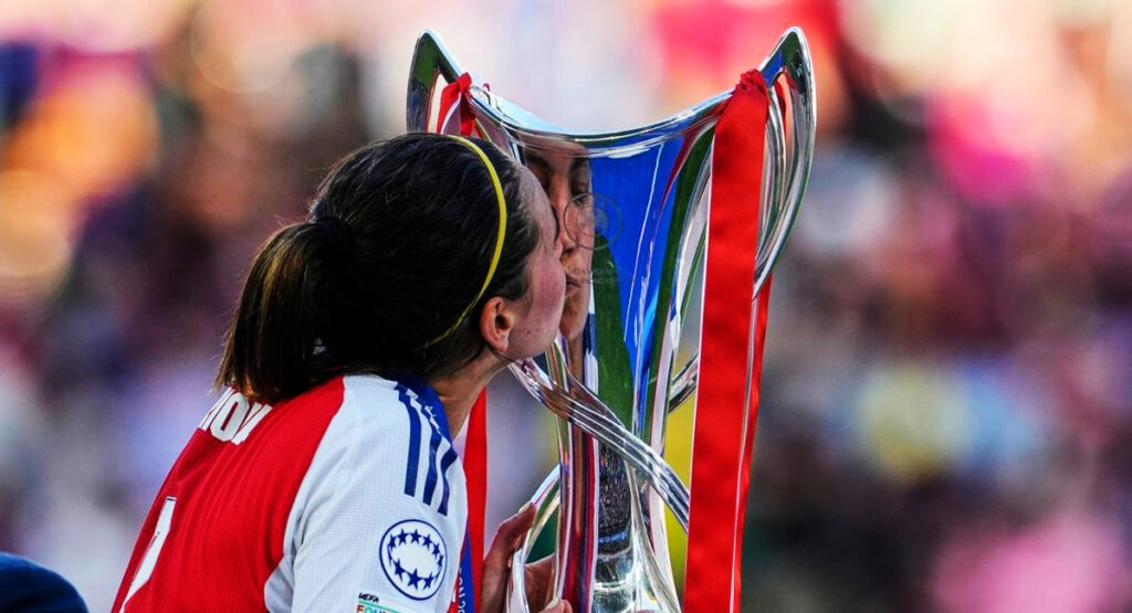 Mariona Caldentey y la Champions hay posibilidades del Balon del Oro