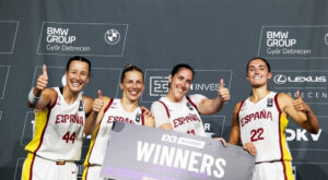 Vega Gimeno lidera a Espana hacia el oro en el 3x3 de Debrecen